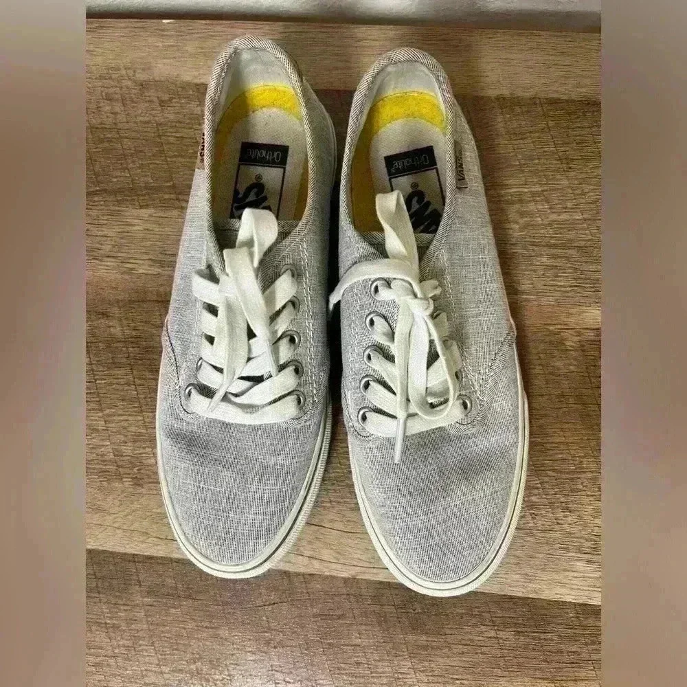 Vans Ortholite Heathered grey Vans women’s 7 - Picture 3 of 7